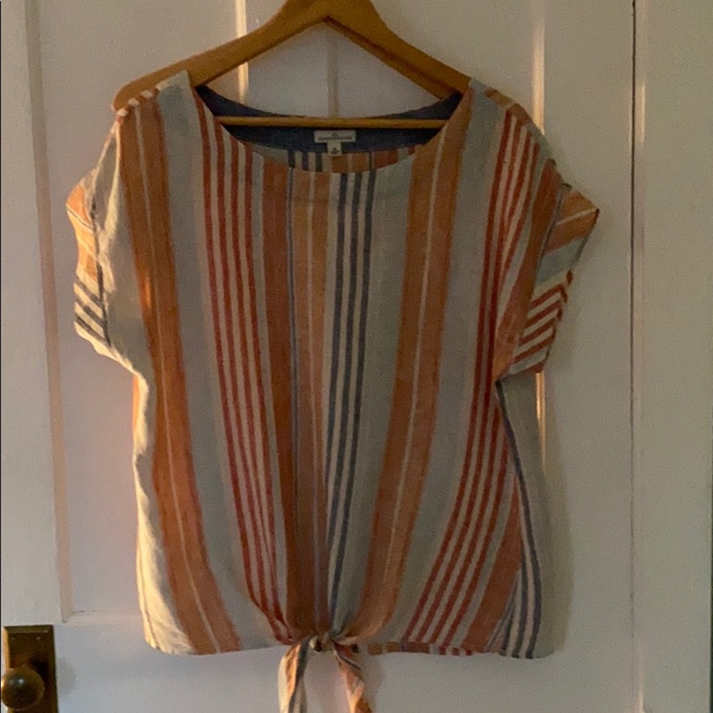 LL bean signature linen top